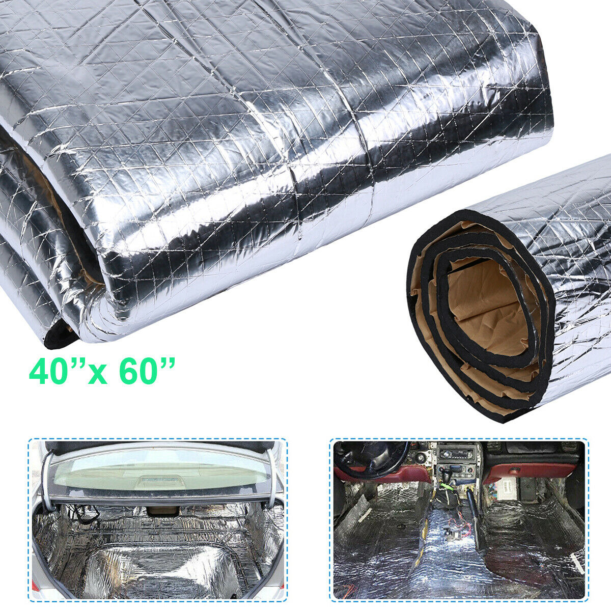 Calor Sonido Amortiguador Papel Aluminio Aislamiento Térmico