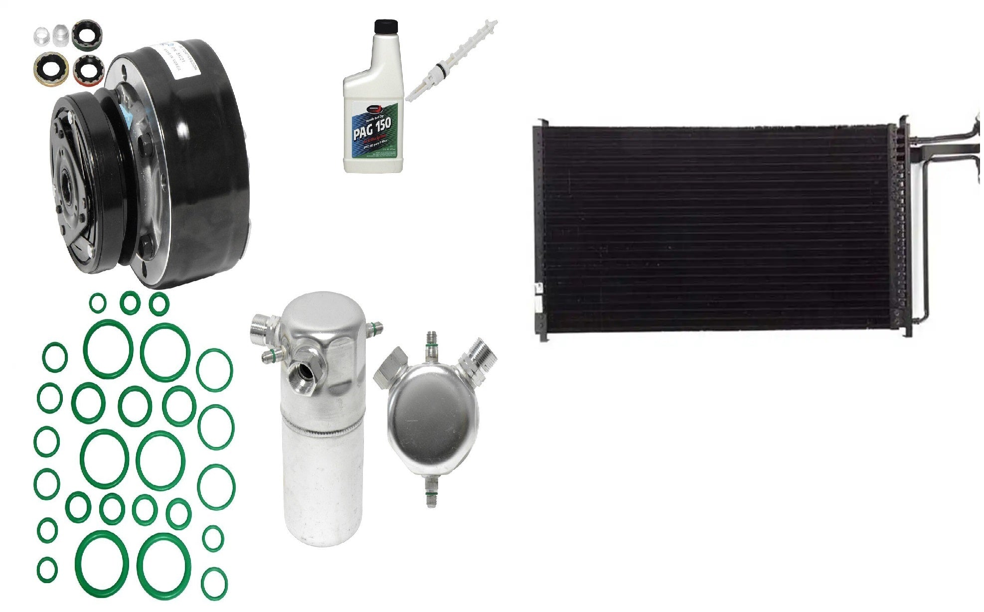 Kit de Compresor,Condensador y Acumulador Aire Acondicionado Chevrolet C10 Suburban 1984