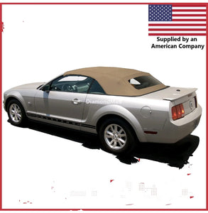 Toldo Capota Camel Para Convertible Ford Mustang 2005-2014 Ventana de Vidrio