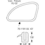 Empaques de Cuartos de Ventanas Traseras Fijas Chevrolet Auto Coupe 1949-1952