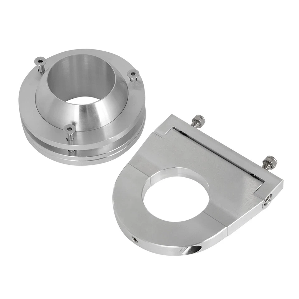 Vista alternativa del kit de soportes de aluminio para columna de dirección