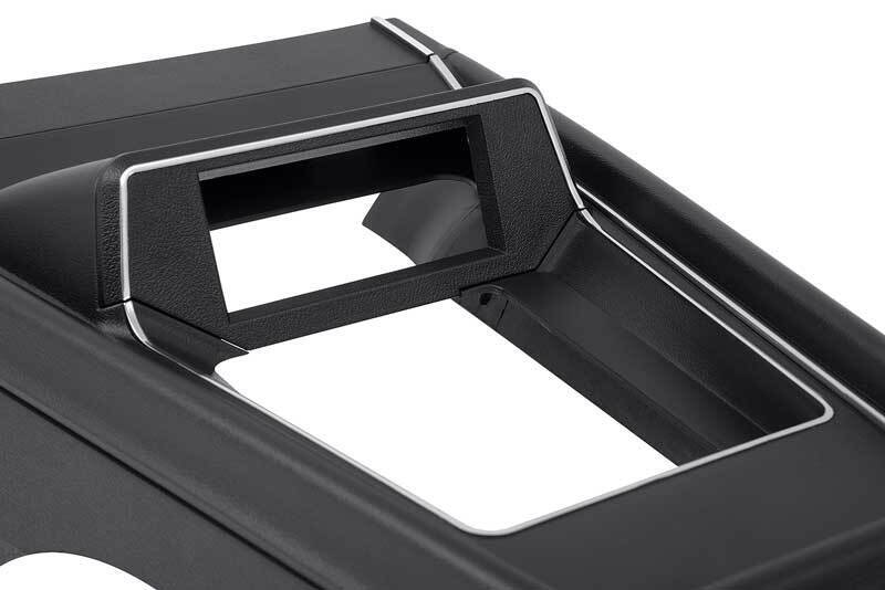 1971-73  Ford Mustang Consola central Manual Completa Color Negro Transm.Automatica o Manual