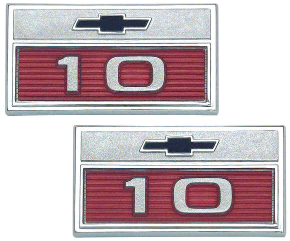 Emblemas de Salpicaderas Chevrolet 1966 1/2 Ton C10