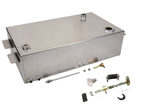 1953-1956 FORD F100 F-100 1/2 CAMIÓN DE ALUMINIO TANQUE DE COMBUSTIBLE DE GAS CON EL KIT DE INSTALACIÓN