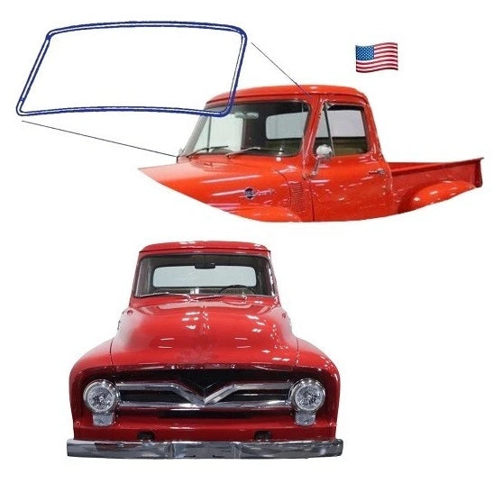 Empaques de Parabrisas y Medallon para Ford Pick up 1953-1954-1955