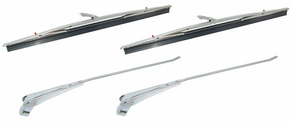 Chevrolet 60-66 c10,c20,Gmc 1000,1500 Truck Set Brazos Y Escobillas Parabrisas