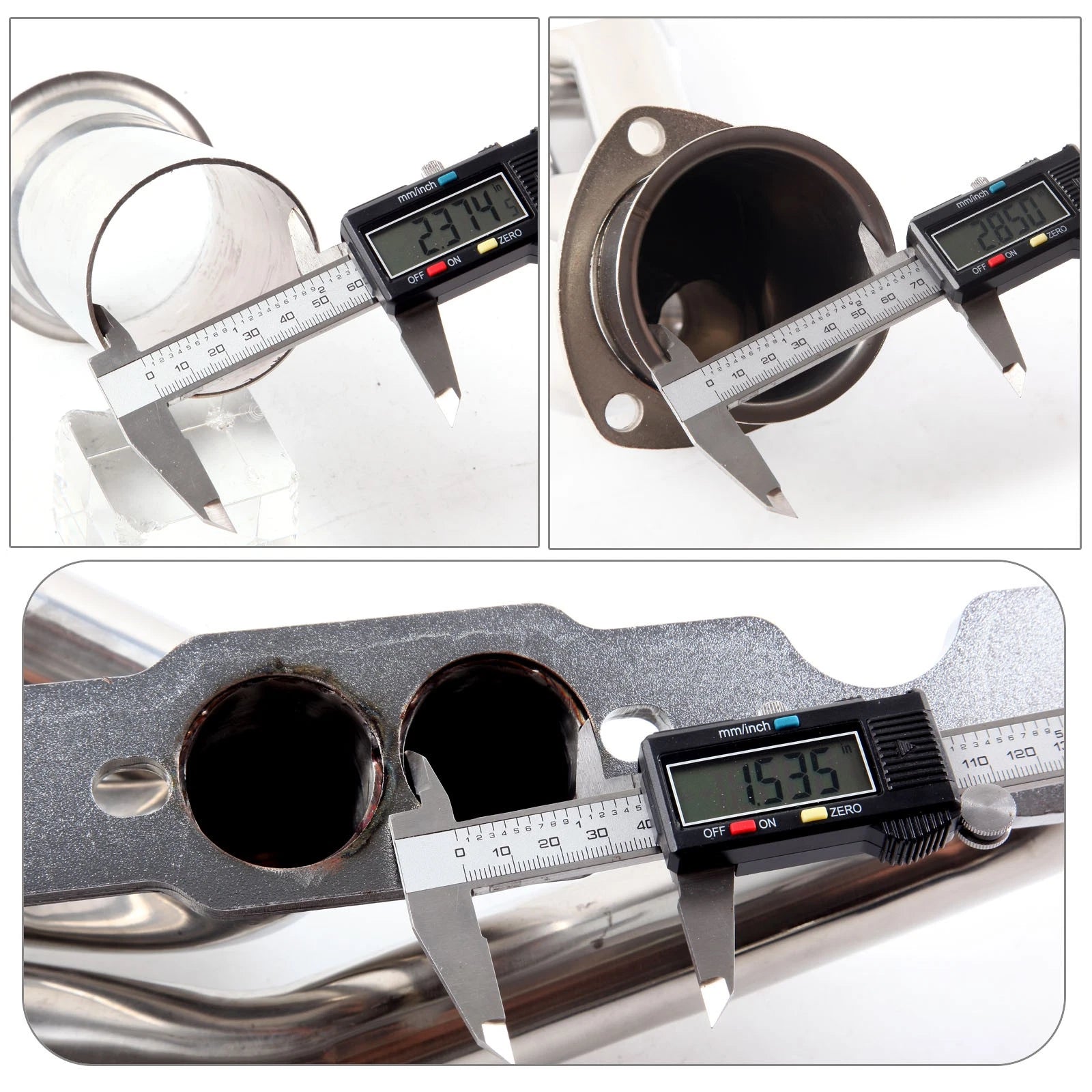 Chevy GMC C/K 1500/2500/3500 307/327/305/350 L, 1988-1997 HEADERS de acero inoxidable pulido