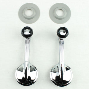 Par de Manijas interiores para Vidrios de Ventanas 55 56 57 58 59 60 Chevy 150 210 Bel Air Impala
