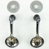 Par de Manijas interiores para Vidrios de Ventanas 55 56 57 58 59 60 Chevy 150 210 Bel Air Impala