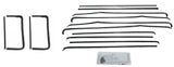 Kit de Restauracion Chevrolet Bel Air 55-57 2 Puertas ,Empaques de Puertas,Cajuela,Ventilas,Vidrios de Ventanas, Vidrio de Puerta Lado Derecho y Empaques de Cofre