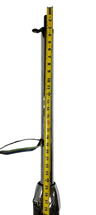 1969-1972 Ford F 150 Pickup Columna de dirección Inclinable Cromada sin llave y Palanca de Cambios Integrada Incluye Herrajes y Volante