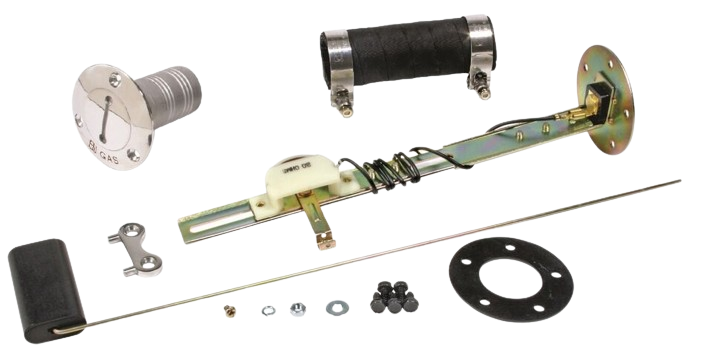 1953-1956 FORD F100 F-100 1/2 CAMIÓN DE ALUMINIO TANQUE DE COMBUSTIBLE DE GAS CON EL KIT DE INSTALACIÓN