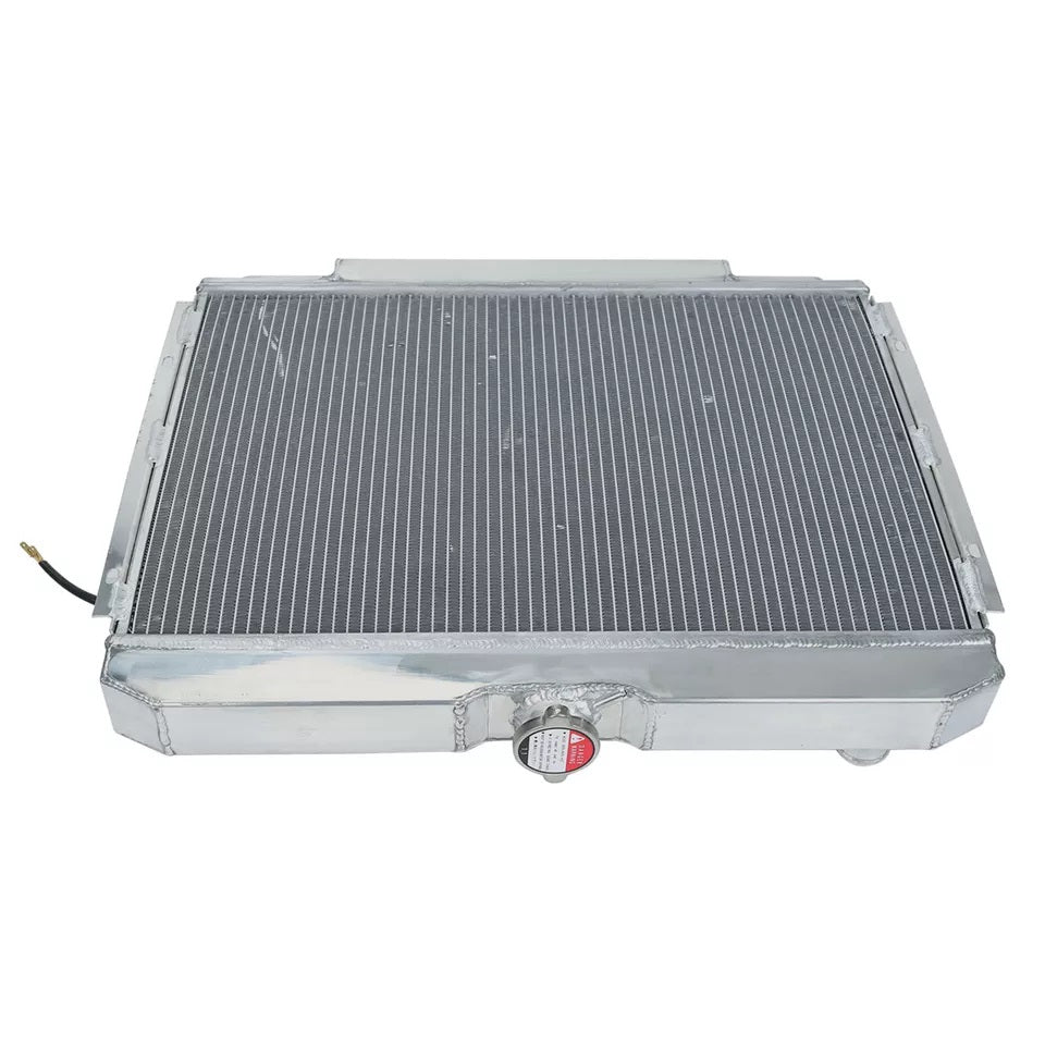 Radiador de aluminio de 3 filas+2 ventiladores de cubierta+relé para Ford Mustang 1967-1970 XR-7 V8 289/302 351
