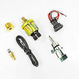 Panel de instrumentos LED para camioneta Ford 1980-1986, LED blancos en KPH y CELSIUS