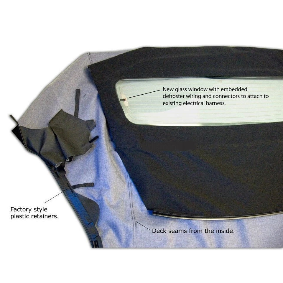 Toldo Capota Camel Para Convertible Ford Mustang 2005-2014 Ventana de Vidrio