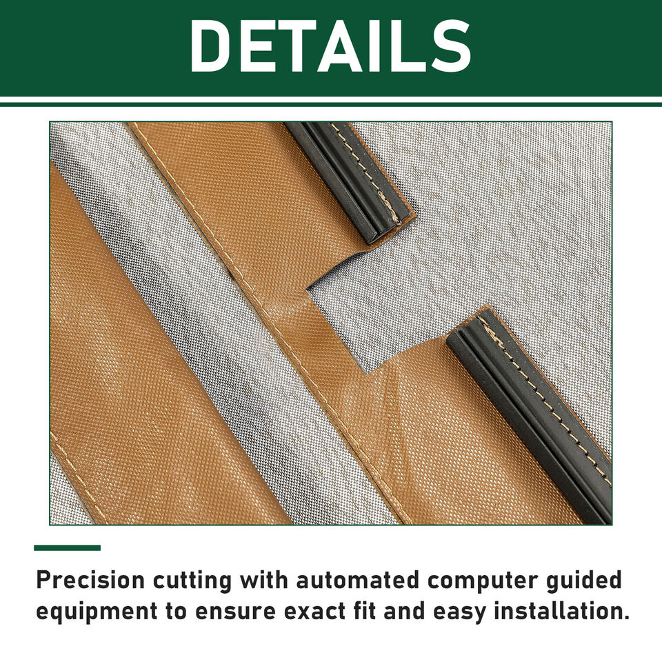 Toldo Capota Beige Para Convertible Ford Mustang 2005-2014 Ventana de Vidrio Desempañador