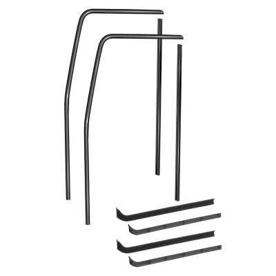 Kit Empaques Vidrios y Cañuelas para  73-79 Ford F100-f250,Bronco Par Ambos Lados