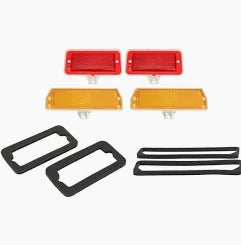 Set de Restauracion de Mustang 1971-73 Empaques,Luces Laterales,Ventilas Cofre,Volante