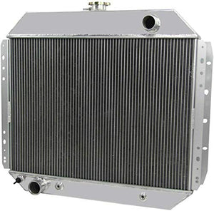 Radiador de aluminio 3 filas para Ford F100 F150 F250 F350 Pickup 1966-1979/Bronco V8 1978-1979