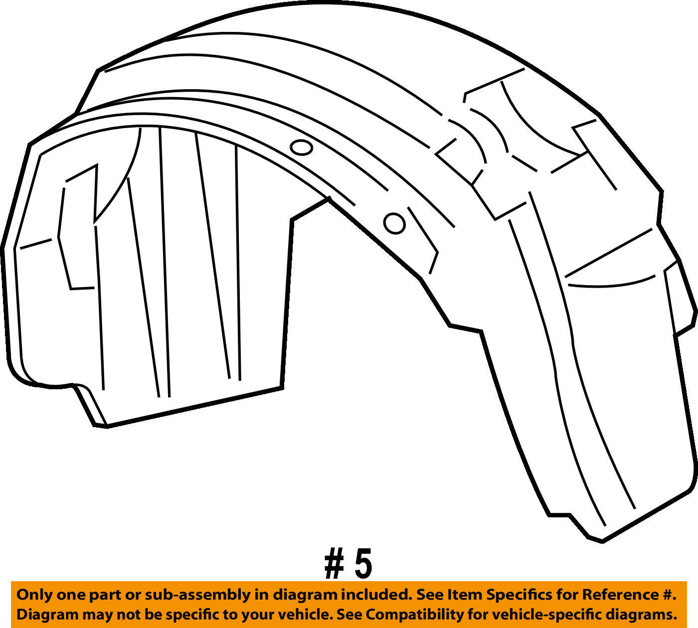Par de Tolvas-Loderas de Salpicaderas Ford Marquis,Crown Victoria 2003-2011, delanteras LADO IZQUIERDO,LADO DERECHO original FORD