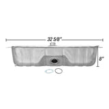 1964-1968 MUSTANG COUGAR KIT ACERO INOXIDABLE COMPLETO TANQUE DE GASOLINA 16 GAL