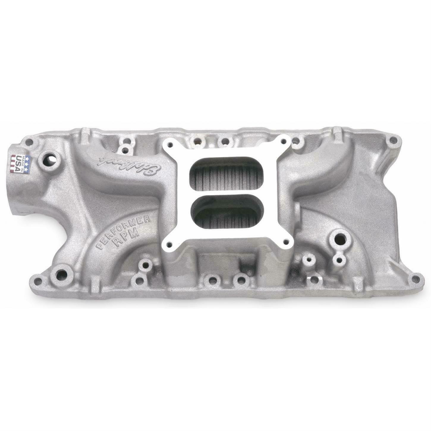 Multiple  de admisión Edelbrock 7121 Performer RPM Aluminio Para Ford 289/302 SBF