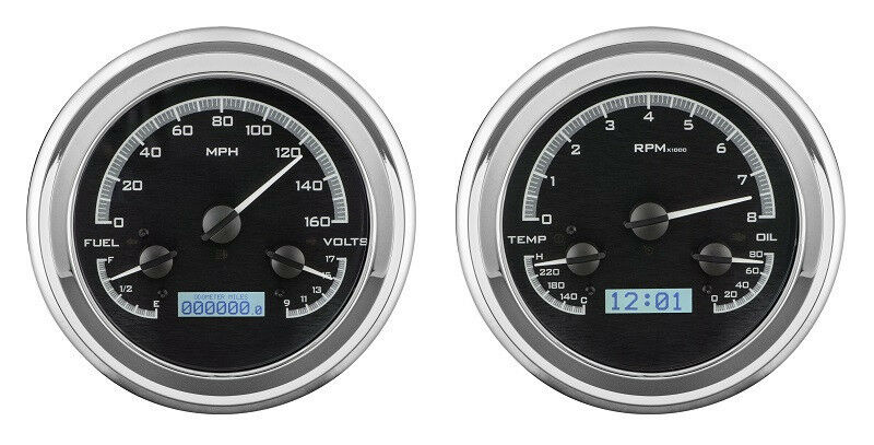 SET DE VELOCIMETRO Y MARCADORES DIGITAL DE TABLERO PARA FORD 1951-1952 EN MILLAS