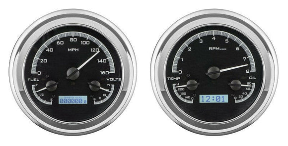 SET DE VELOCIMETRO Y MARCADORES DIGITAL DE TABLERO PARA FORD 1951-1952 EN MILLAS
