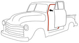 Empaques Cabina -Puertas Ford Pick Up,1947-1948 Par Izquierdo y Derecho