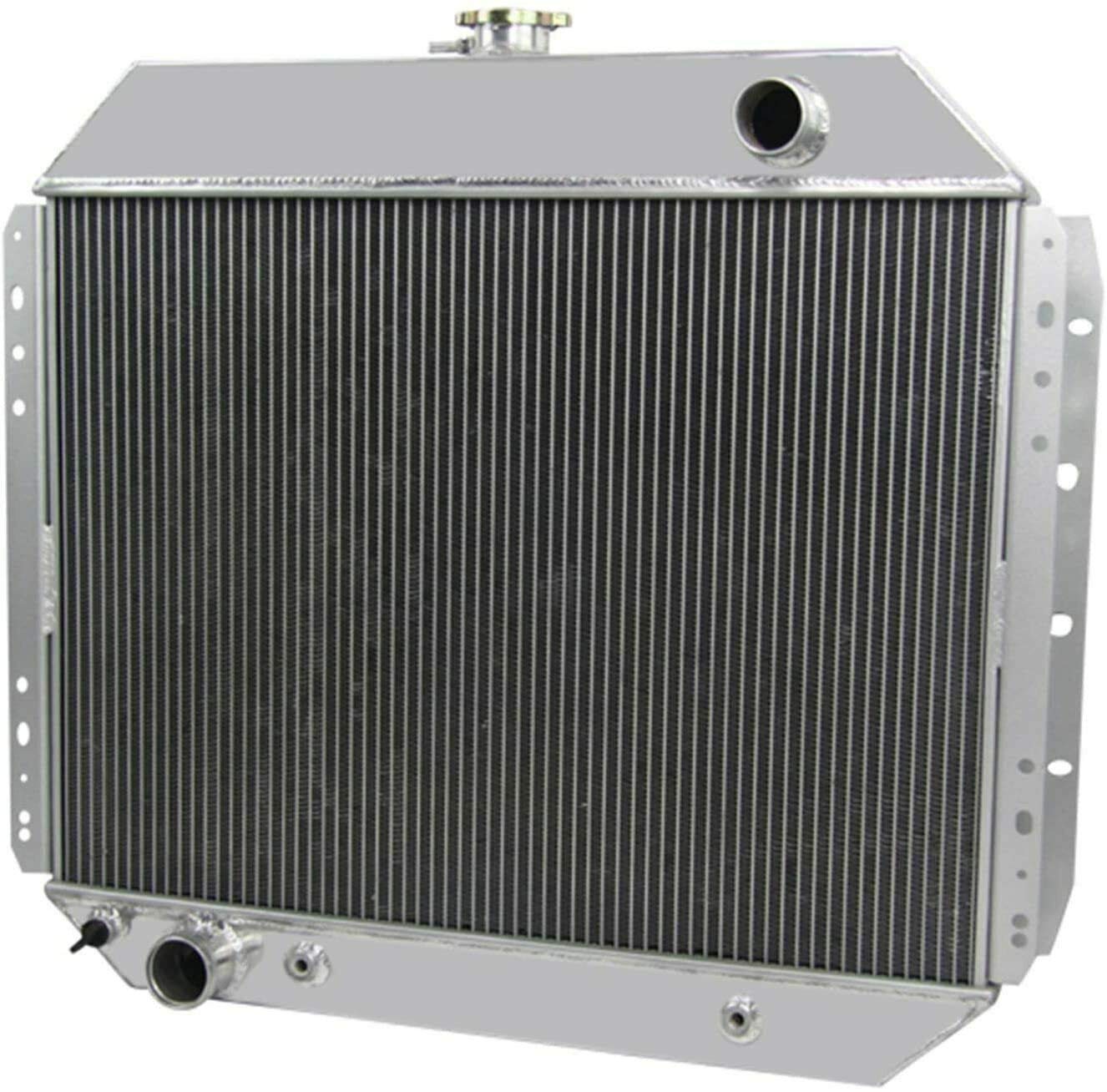 Radiador de aluminio 3 filas para Ford F100 F150 F250 F350 Pickup 1966-1979/Bronco V8 1978-1979