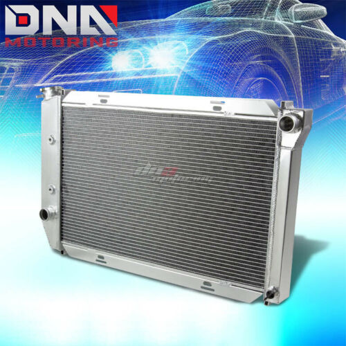 Radiador Aluminio FORD MUSTANG 1971-1973 V8 3 Hileras 2 Abanicos de 10'' Pulgadas