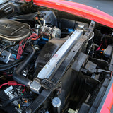 Radiador Aluminio FORD MUSTANG 1971-1973 V8 3 Hileras 2 Abanicos de 10'' Pulgadas