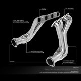 Headers 1977-1979 Ford F100/f150/f250 4-1 Largo Acero Inox.