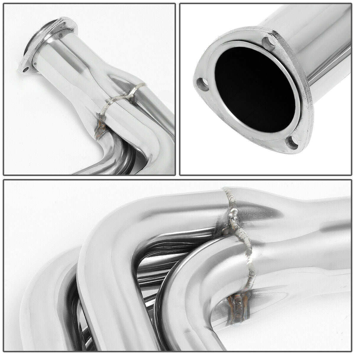 Headers 1977-1979 Ford F100/f150/f250 4-1 Largo Acero Inox.