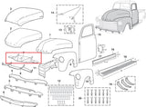 Panel-Soporte de Parrilla y Radiador CHEVROLET 1947-1953