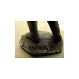 Antigua De Estaño Hudson Pewter Walli Ortman Tenista Mujer