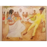 Diego Rivera Baile En Tehuantepec Impresion De 100cm X 86cm