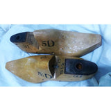Moldes Para Zapatero Antiguos De Madera Talla 5 Y 51/2 D