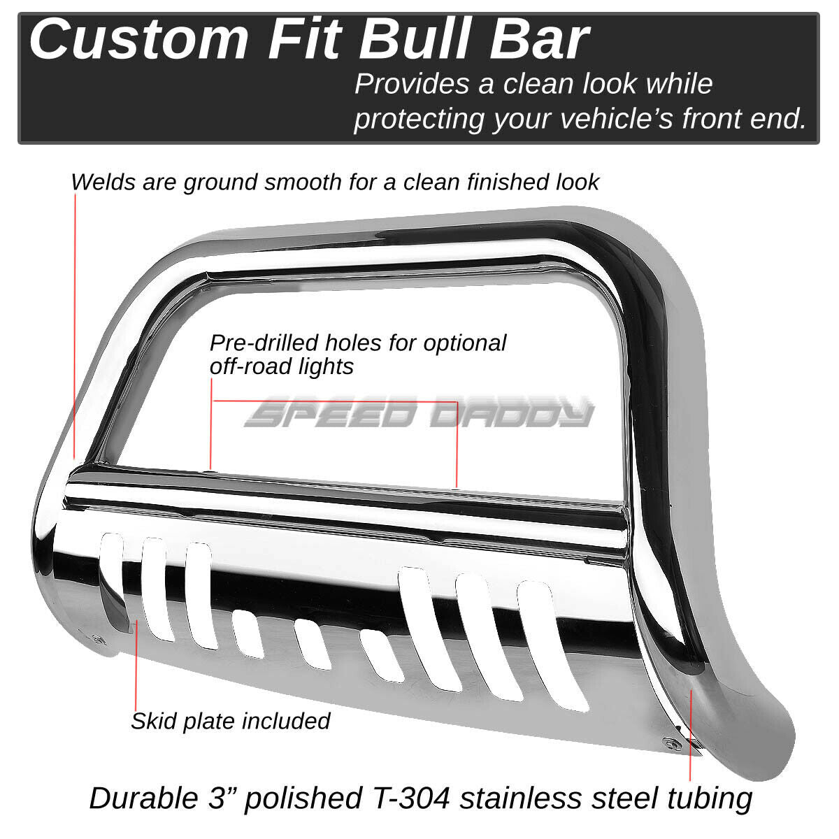 Burrera Tumbaburros 1999-2006 Toyota Tundra/sequoia Cromo Pulido