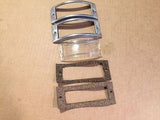 Set 2pz Biceles,Empaques,Lentes de Vidrio ,Luces-Cuartos Ford Pickup 1948-1950,