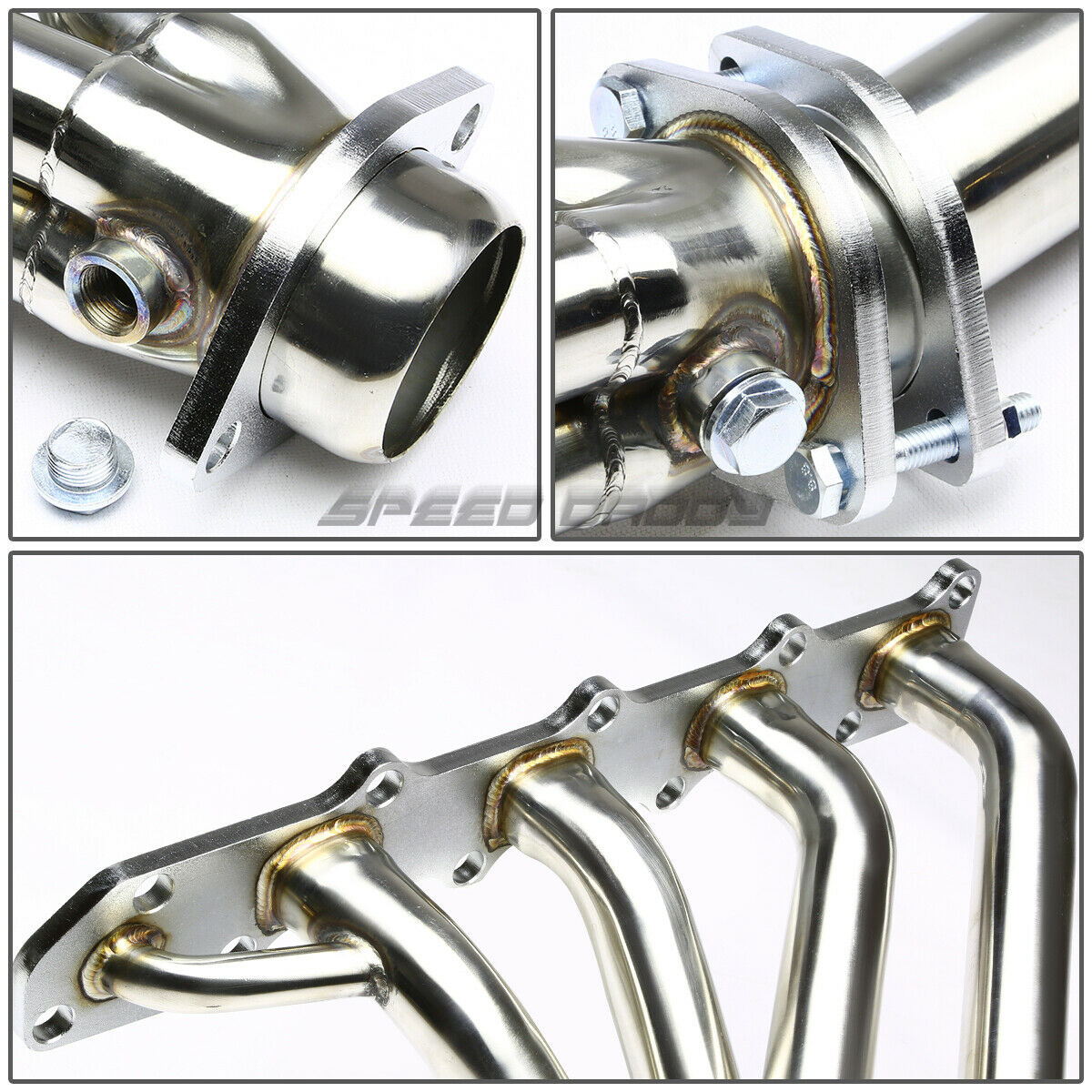 Headers 1996-2002 Chevy Cavalier Z24/sunfire 2.4l ,ac Inoxidable