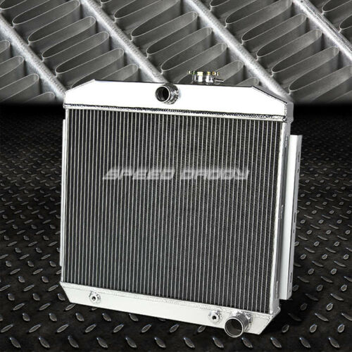 Radiador Aluminio  1955-1957 Chevy Belair 4.,4.6l V8 2 Abanicos de 9 Pulgadas