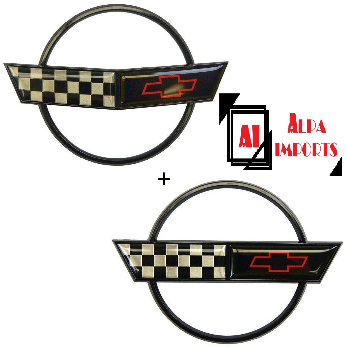 Emblemas Cofre y Tapa de Gas Corvette 1991-1996