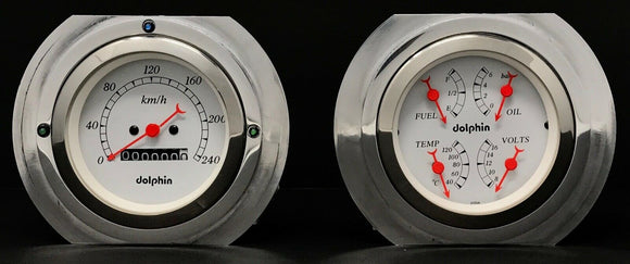SET DE VELOCIMETRO Y MARCADORES DE TABLERO PARA FORD 1951-1952 EN KM