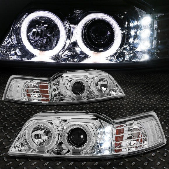 Faros Halo Led 1999-2004 Mustang
