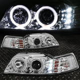 Faros Halo Led 1999-2004 Mustang