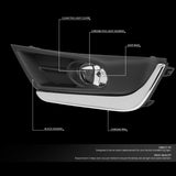 Juego De Faros Antiniebla Honda Crv 2017 2018 Niebla