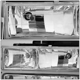 Par Faros 1994-2000 Gmc Gmt400 C10 C/k Fondo cromo Cuartos clear