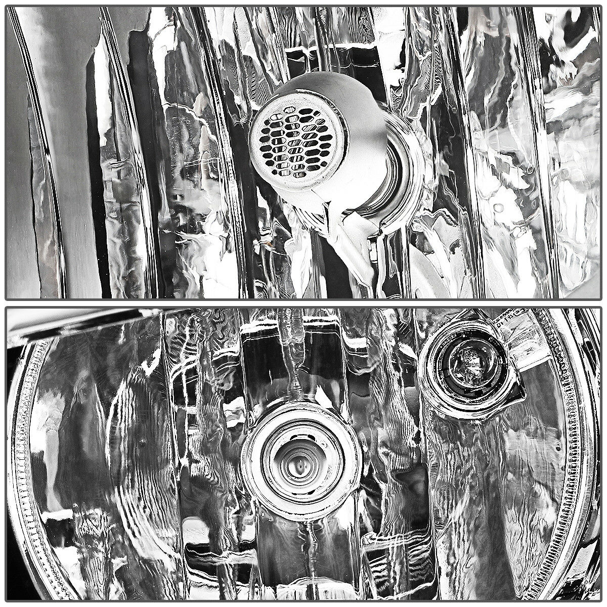 Par Faros 2011-2017 Vw Jetta Mk6 Fondo Cromo Cuartos Ambar
