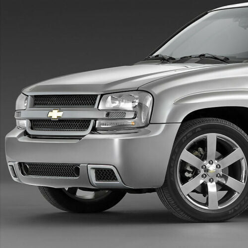 Faros 2002-2009 Chevy Trailblazer Fondo cromo Cuartos clear